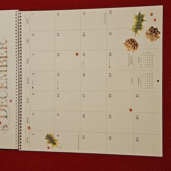 Marjolein Bastin Hallmark 2002 calendar vintage collectible prints ephemera New - Picture 10 of 13